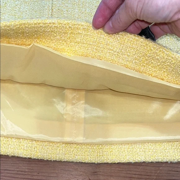 J. Crew Sunny Yellow A-Line Wool Blend Mini Skirt - Picture 5 of 12